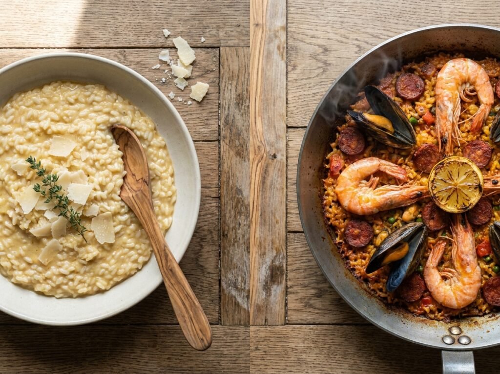 Risotto vs. Paella: Two Legendary Rice Dishes, Two Completely Different Philosophies